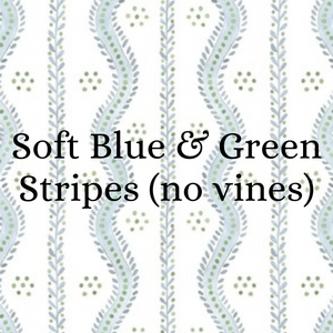 Bolster Pillow Cover, Designer Fabrics, Stripes and Vines