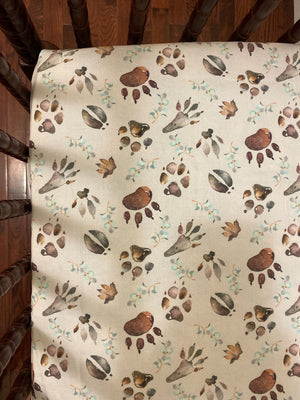 Crib Sheet & Blanket Set- Woodland Baby Animals Blanket, Baby Boy Blanket, Woodland Nursery Blanket