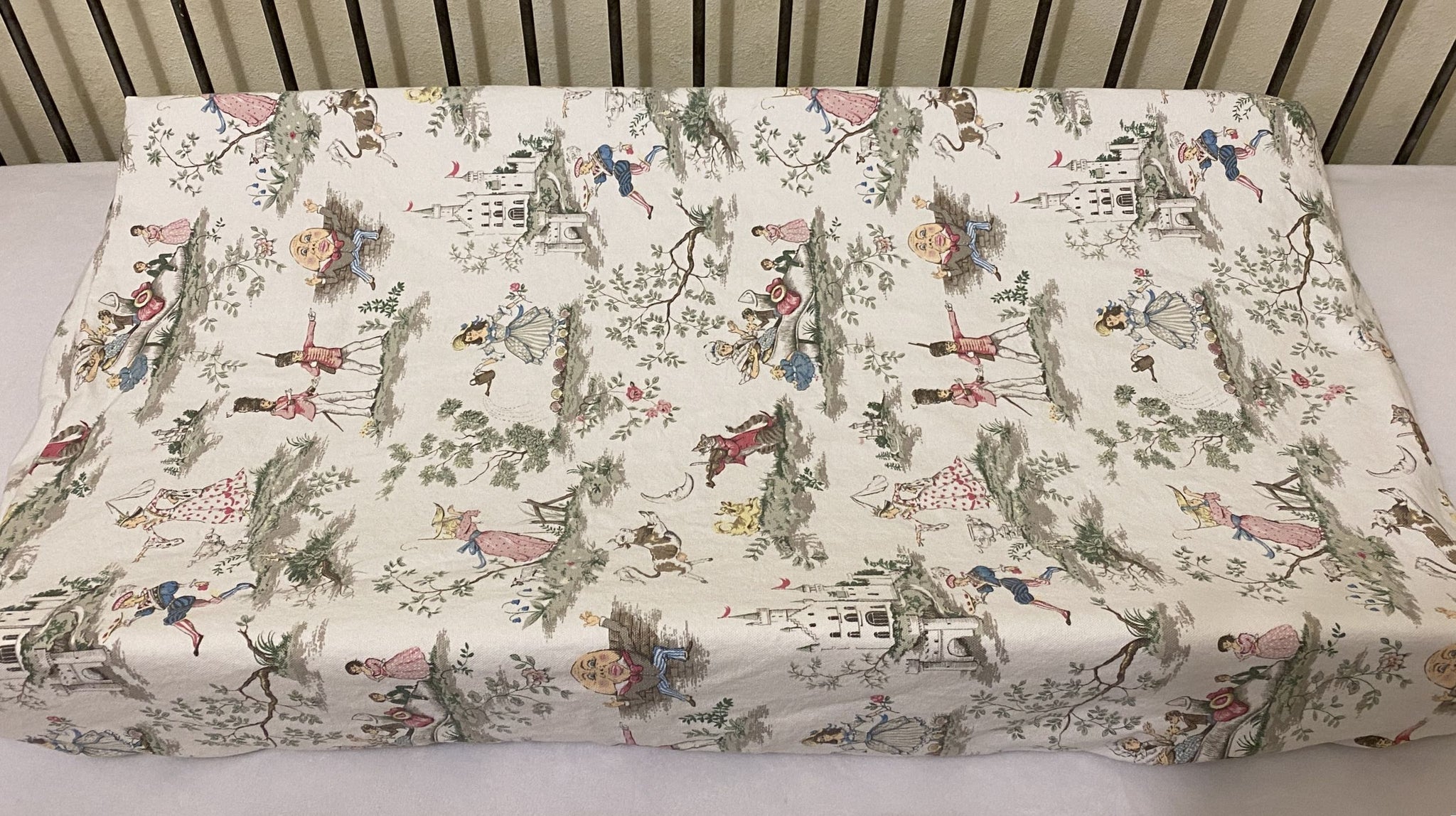 Changing Pad Cover - Nursery Rhyme Toile