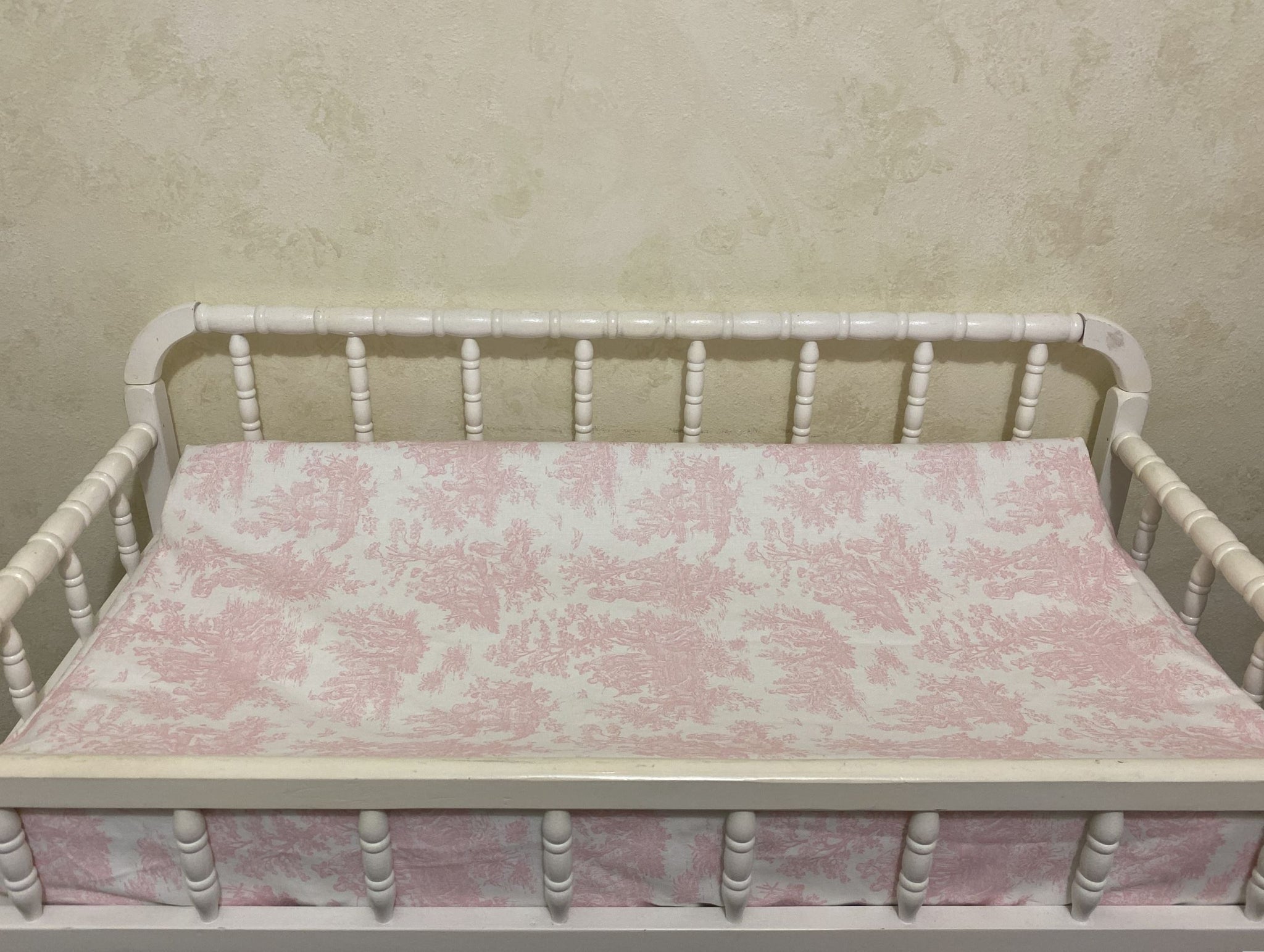 Changing Pad Cover - Pink Toile
