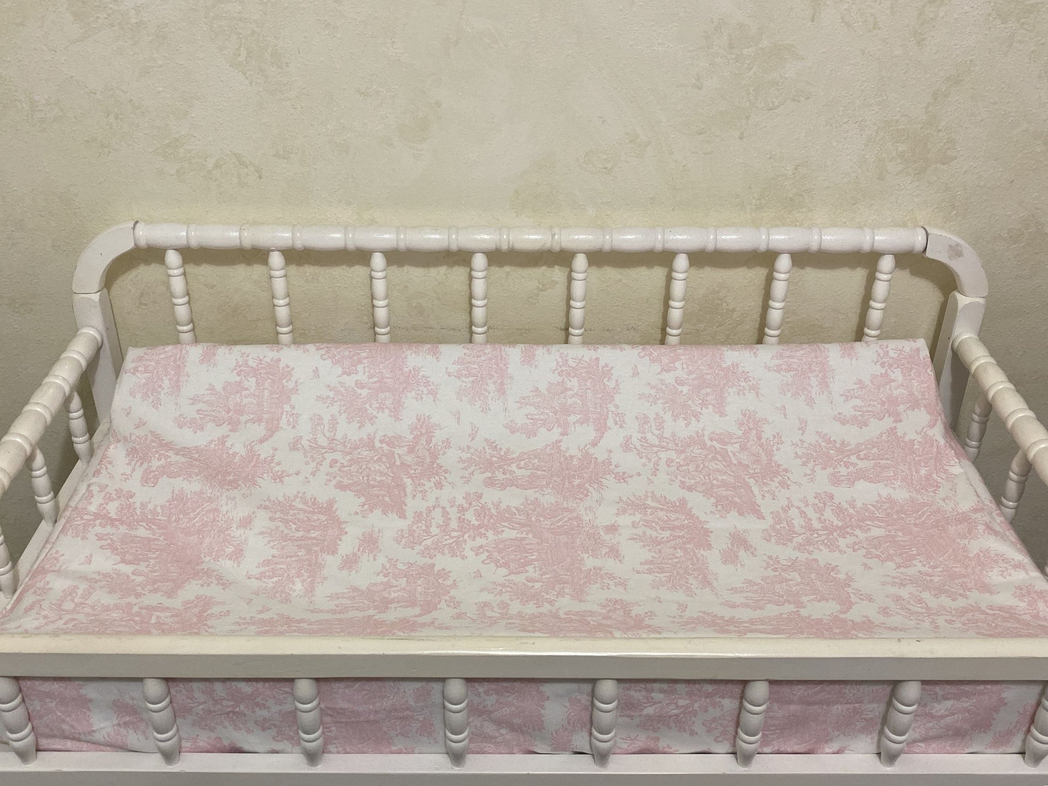 Changing Pad Cover - Pink Toile