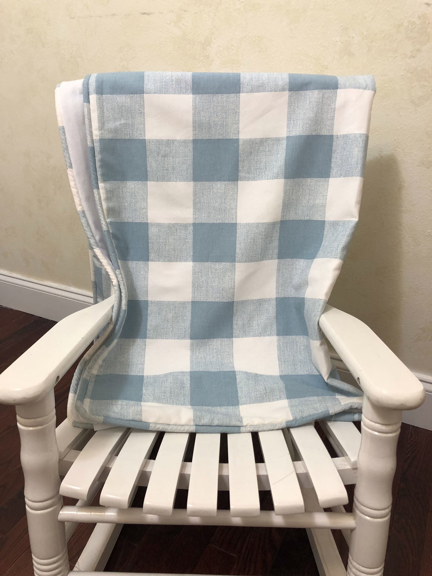 Blue Buffalo Plaid Baby Crib Bedding, Boy Crib Bedding