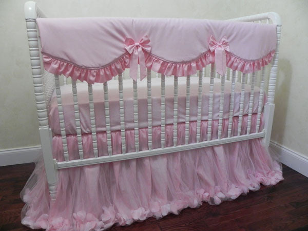 Pink Crib Bedding Ballerina Crib Bedding, Princess Baby Bedding