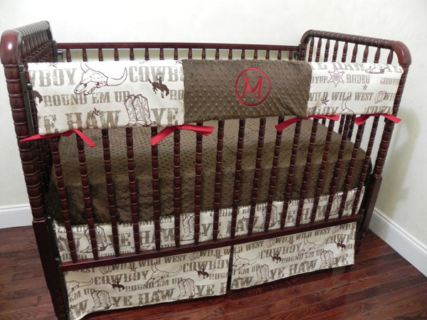 Gone Fishing Boy Crib Bedding, Baby Boy Fishing Bedding, Crib Rail