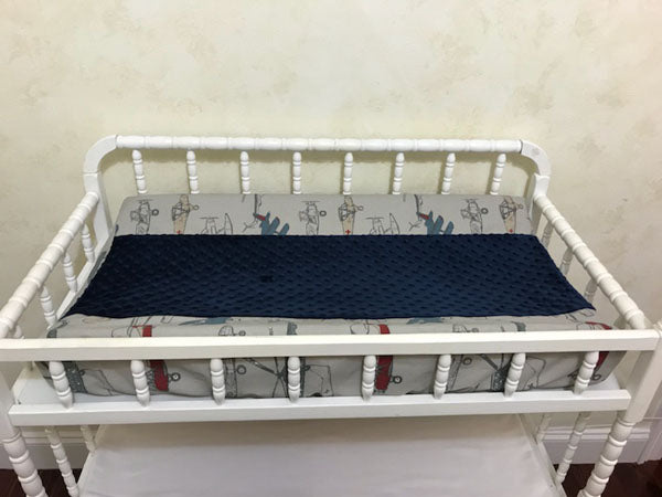 Airplane Crib Bedding - Boy Baby Bedding, Airplane Baby Bedding in Gray, Crimson, and Navy
