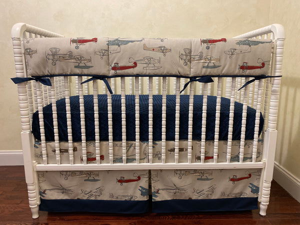 Airplane nursery cheap bedding