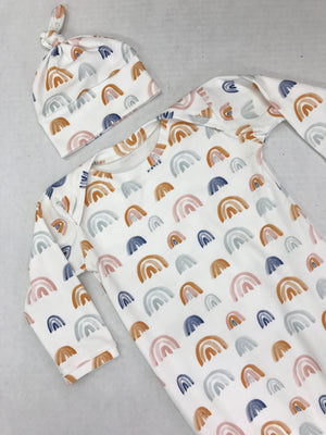 Rainbow Baby Coming Home Infant Newborn Gown