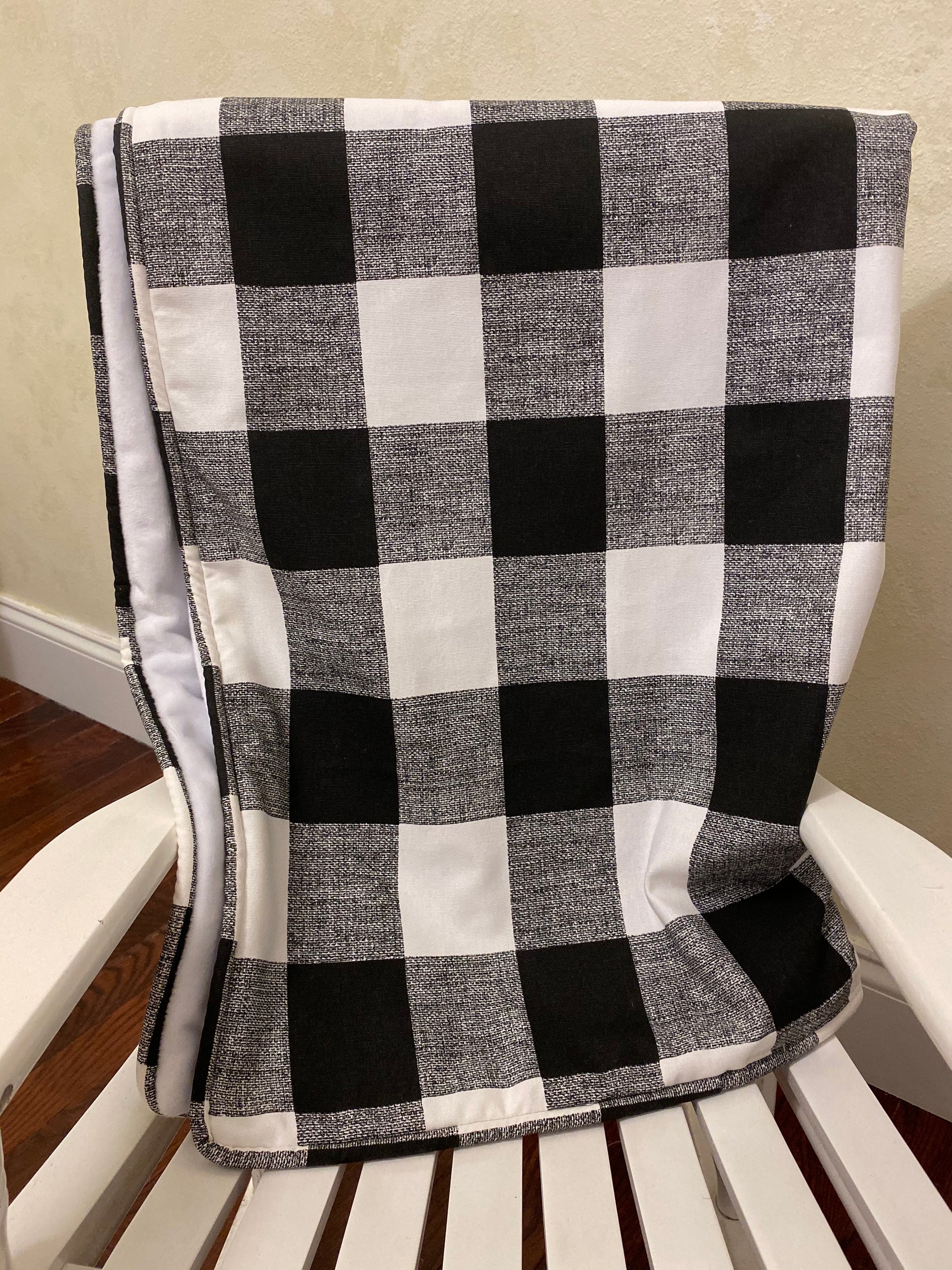 Black Buffalo Plaid Baby Bedding - Black Buffalo Check Crib Bedding