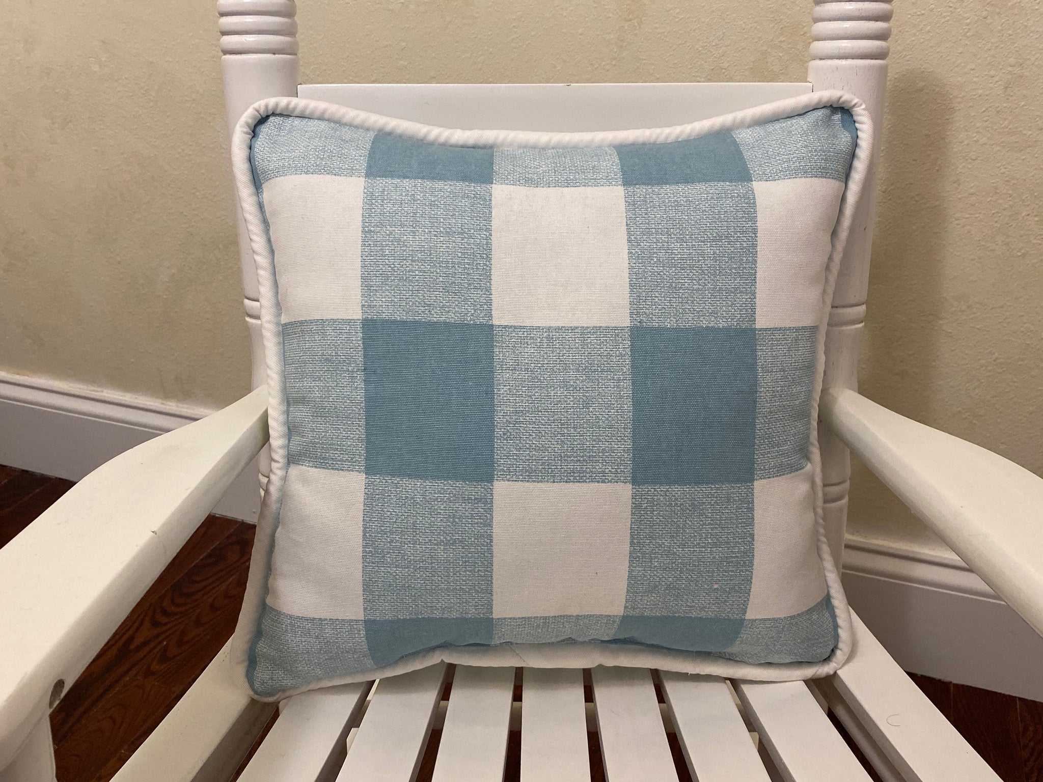 Blue Buffalo Plaid Baby Crib Bedding, Boy Crib Bedding