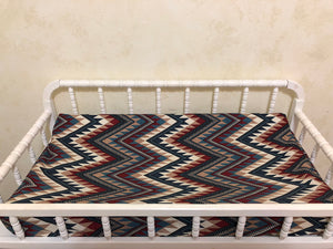 Changing Pad Cover - Western Chevron