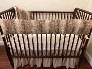 Gender Neutral Woodland Fawn Baby Bedding, Baby Boy Crib Bedding, Baby Girl Crib Bedding