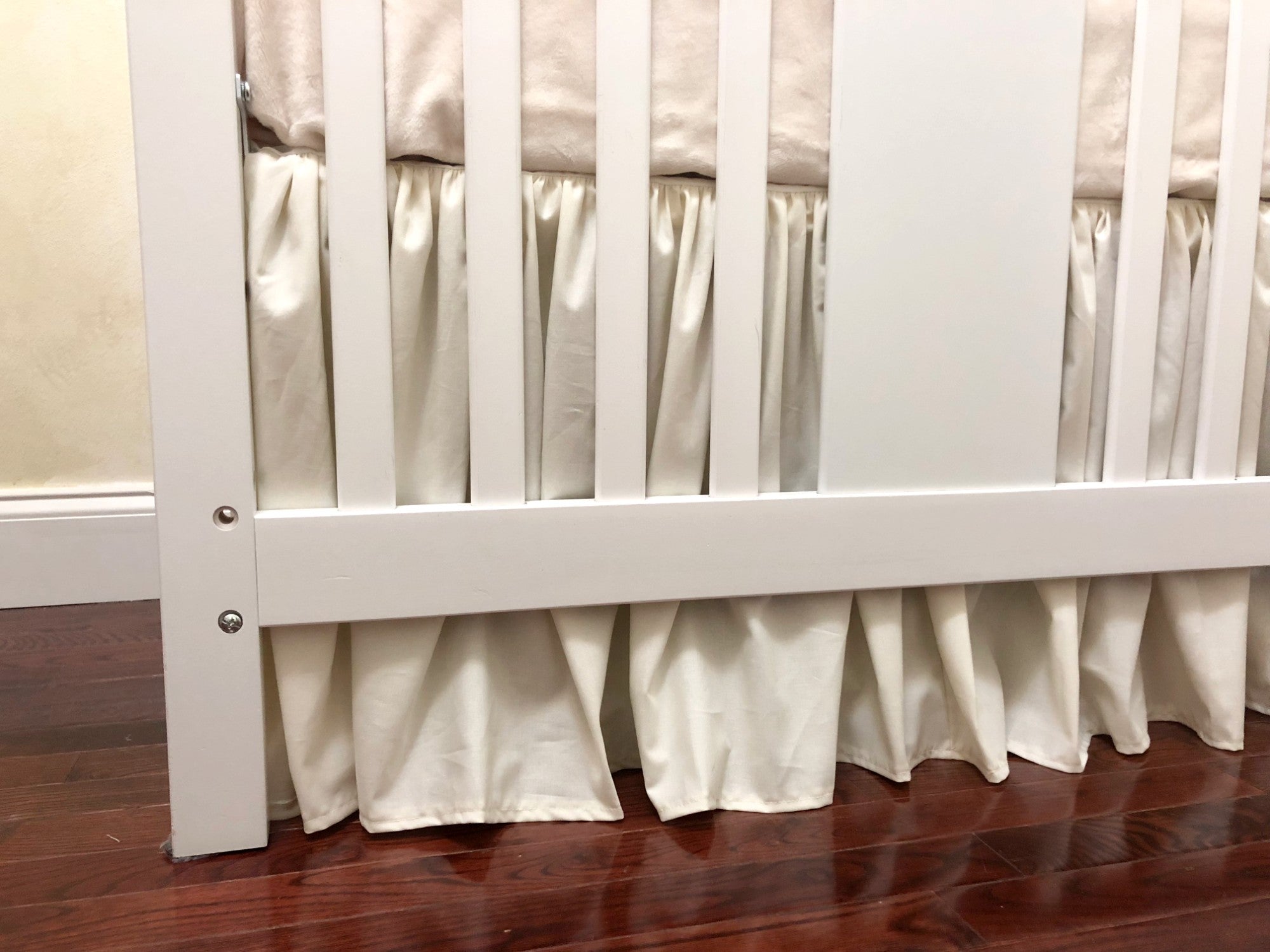 Ivory Baby Girl Mini Crib Bedding - Girl Mini Crib Baby Bedding, Ivory Mini Crib Bedding