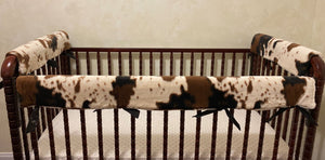 Deluxe Minky Crib Rail Cover - Choose Your Fabrics