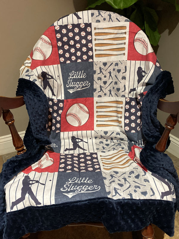 Baseball sale baby blanket