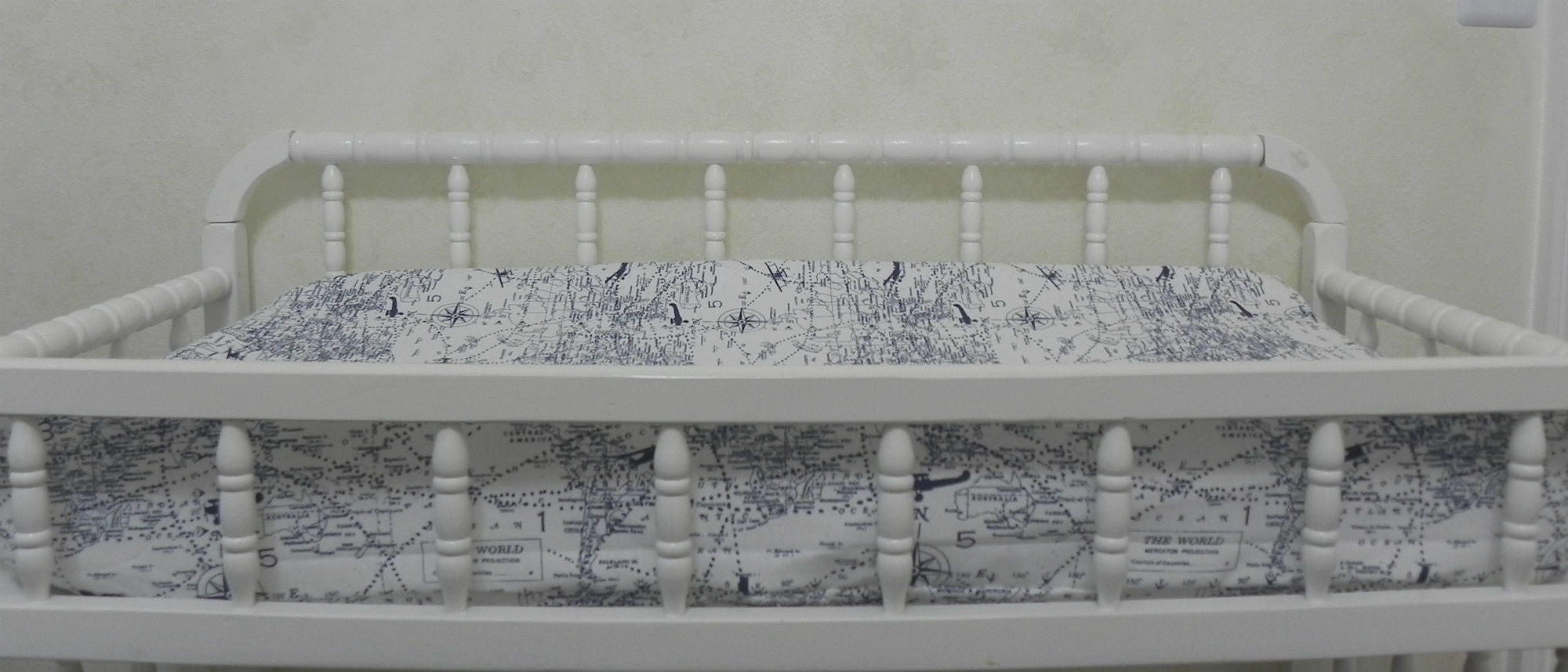 Blue and White Baby Boy Airplane Crib Bedding