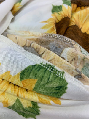 Sunflower Infant Swaddle Blanket