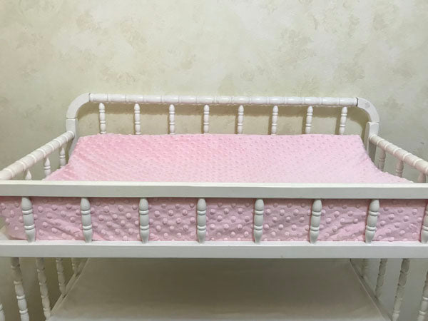 Minky Dot Changing Pad Cover - Choose Your Color