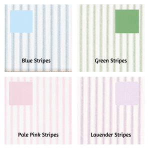 Ticking Stripe Curtains with Ruffle
