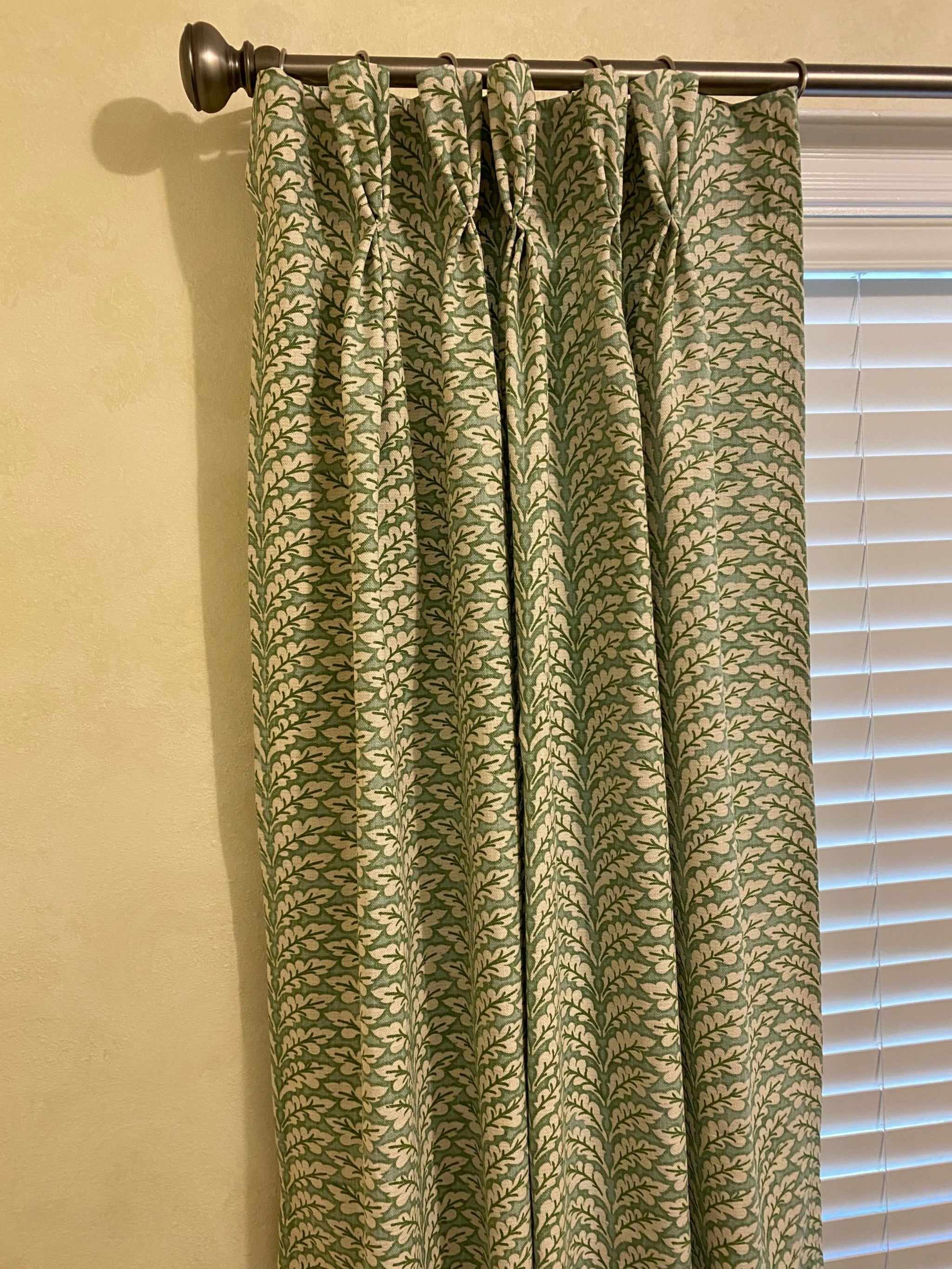 Leafy Greenery Curtain Panels