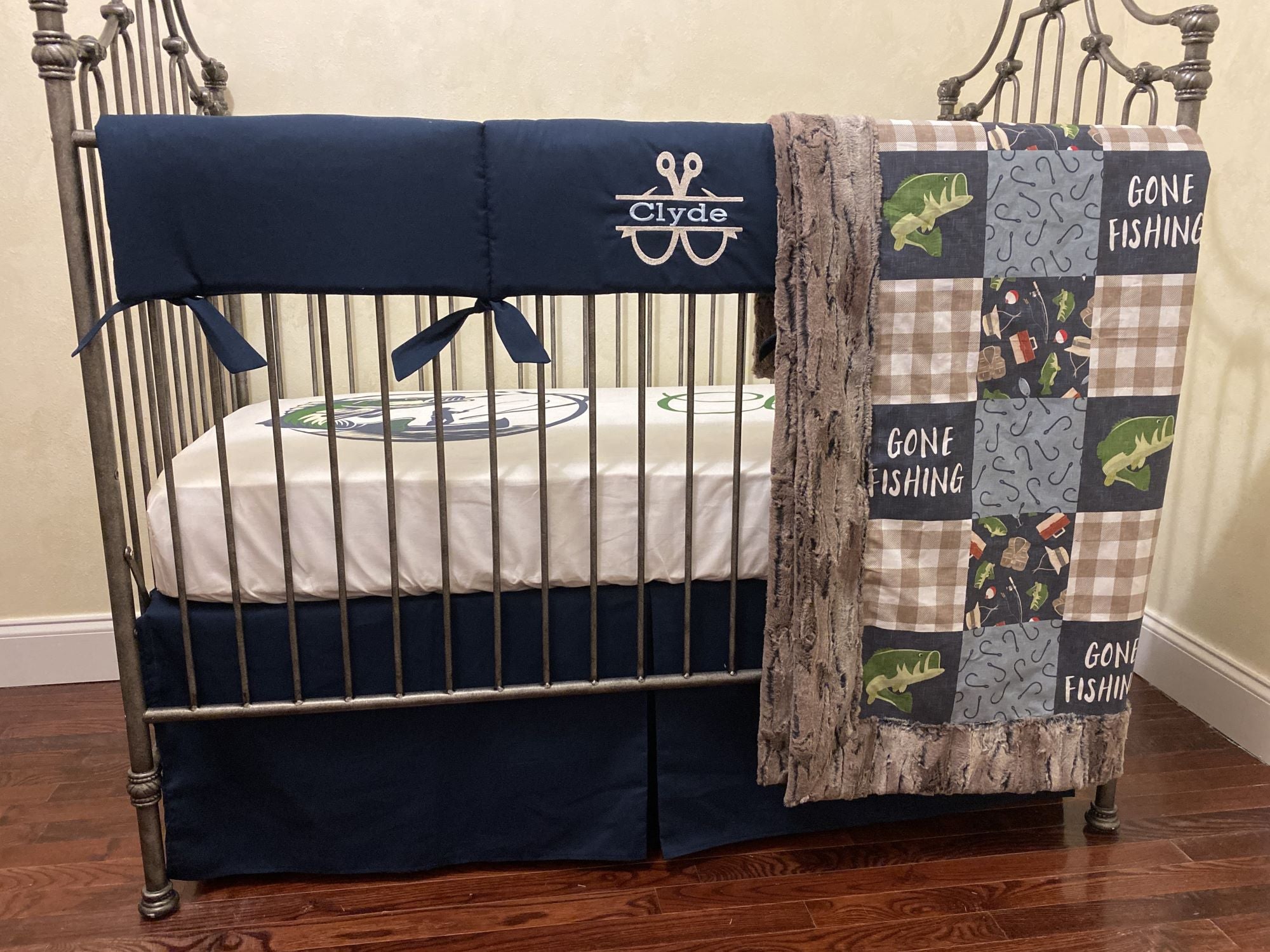 fishing baby bedding