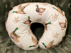 Duck Nursing Pillow Cover, Baby Boy Nursing Pillow Cover