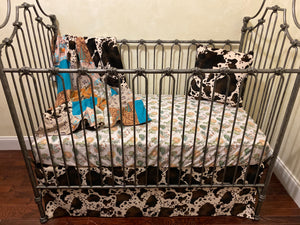 Baby Boy Crib Bedding, Aztec Western, Cowboy, Tribal Baby Bedding