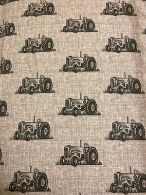 Crib Sheet - Farm Tractor Print