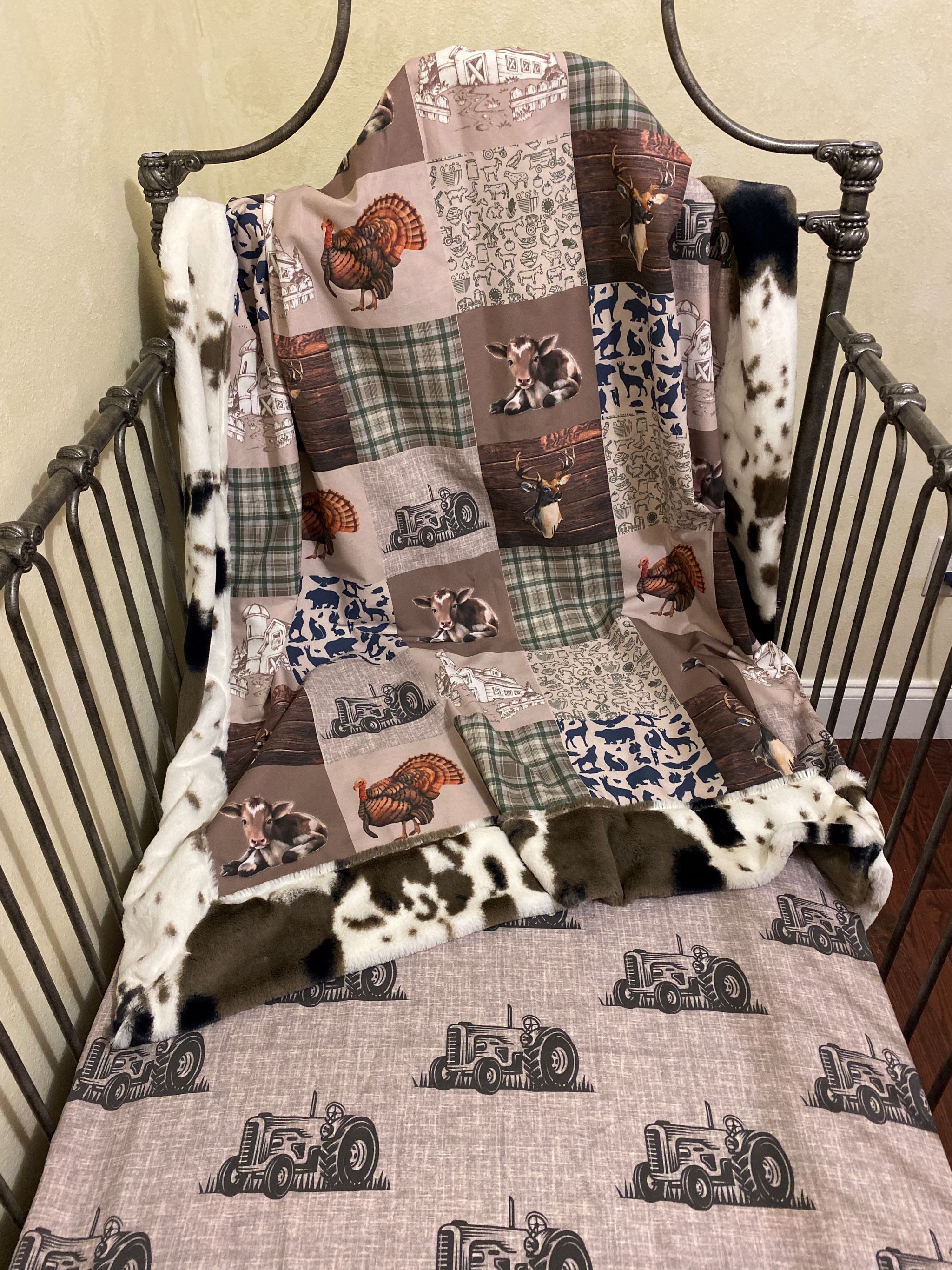 For Baby Baby Boy Crib Blanket Camo Hunting Woodland Boy Crib