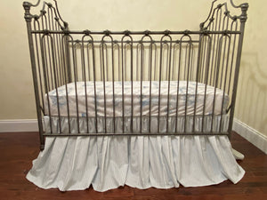Classic Pooh Toile Crib Bedding, Baby Boy Crib Bedding