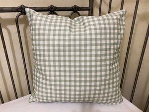 Sage green Gingham Crib Bedding,Nursery Rhyme Baby Beding, Scalloped Crib Skirt, Boy Baby Bedding, Girl Crib Bedding