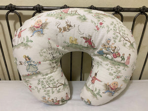 Nursery Rhyme Toile Nursing Pillow Cover