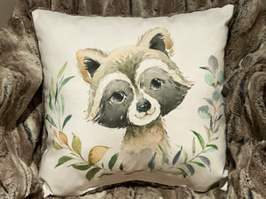 Woodland Animals Crib Bedding, Boy Baby Bedding, Bear, Deer, Wolf, Fox, Racoon Crib Bedding