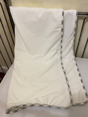Gray and White Crib Bedding Set - Gender Neutral Baby Bedding, Girl Crib Bedding, Gray Plaid