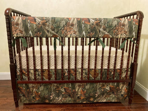 Camo Crib Bedding,  Boy Baby Bedding, Woodland Nursery Bedding
