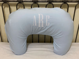 Pale Blue Nursing Pillow Cover