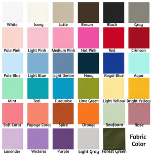 Custom Cotton Rail Cover - Choose Your Fabrics
