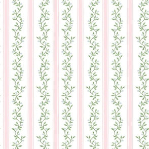 Libby Stripe Crib Skirt, Pink, Blue, Green Crib Skirt