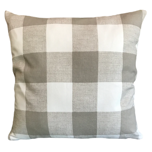 Buffalo Plaid Gingham Check Pillow Cover - Choose Your Color