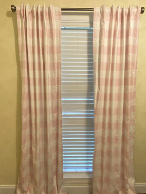 Buffalo Plaid Curtain Panels - Choose Your Color