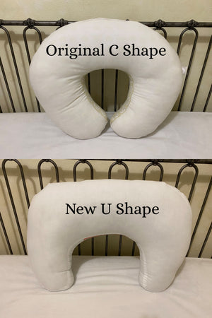 Pale Blue Nursing Pillow Cover