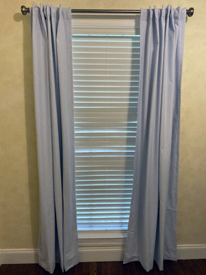 Solid Cotton Curtain Panels - Choose Your Color