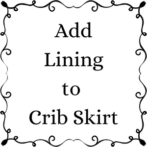 Add Lining to Flat Panel Crib Skirt