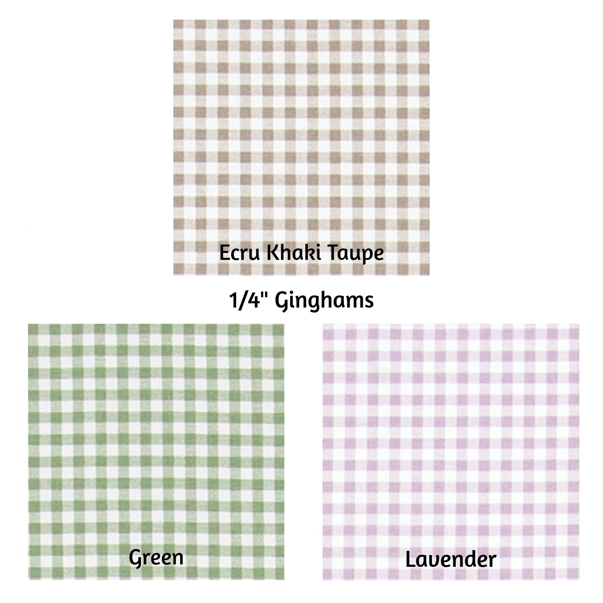 Flat Panel Gingham Crib Skirt - Choose Your Color