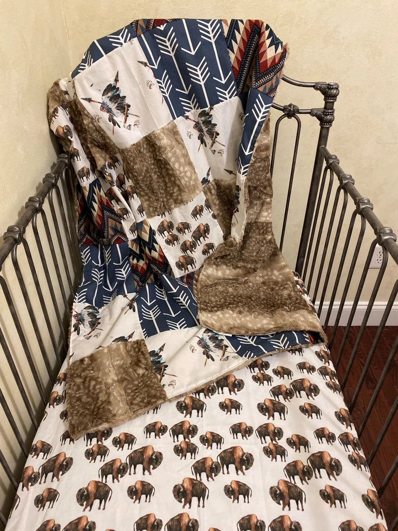 Patchwork crib bedding hotsell