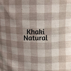 Flat Panel Gingham Crib Skirt - Choose Your Color