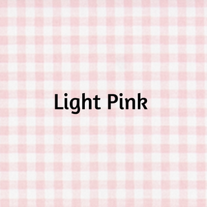 Flat Panel Gingham Crib Skirt - Choose Your Color
