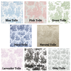 Toile Curtain Tie Back Bow