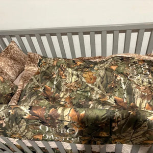 Camo Crib Bedding,  Boy Baby Bedding, Woodland Nursery Bedding