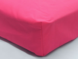Crib Sheet - Hot Pink  Solid Cotton