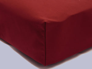Crib Sheet - Ruby Solid Cotton